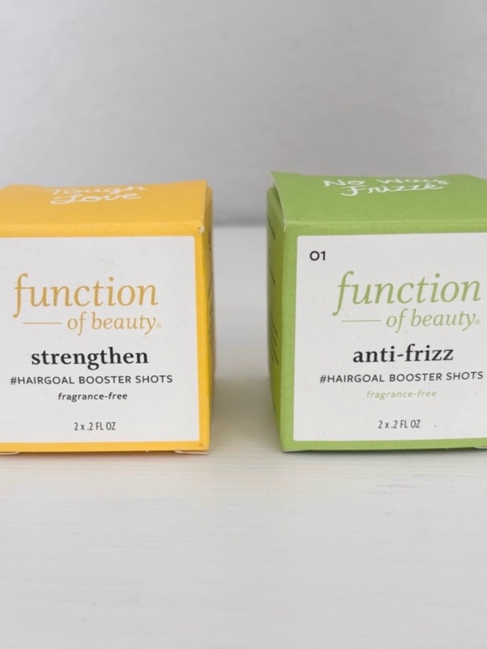 ❣️$5 SALE❣️FUNCTION OF BEAUTY Strengthen/ Anti- Frizz Booster Shots NEW!